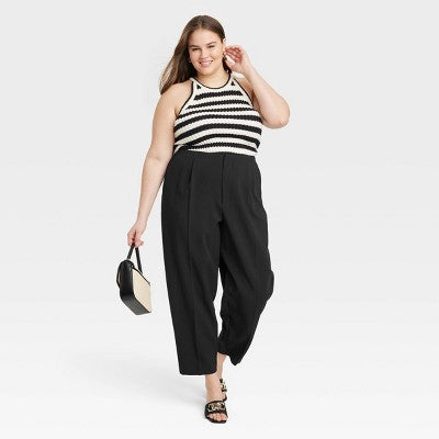 New - A New Day Women's Tapered High Rise Ankle Length Tailored Trousers A New DayBullseye Deals