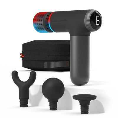 New - Sharper Image PowerBoost Pro Plus Hot and Cold Compact Body Massager