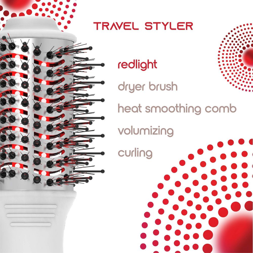 Open Box - SLF Red Light Therapy Travel Dryer Hair Brush