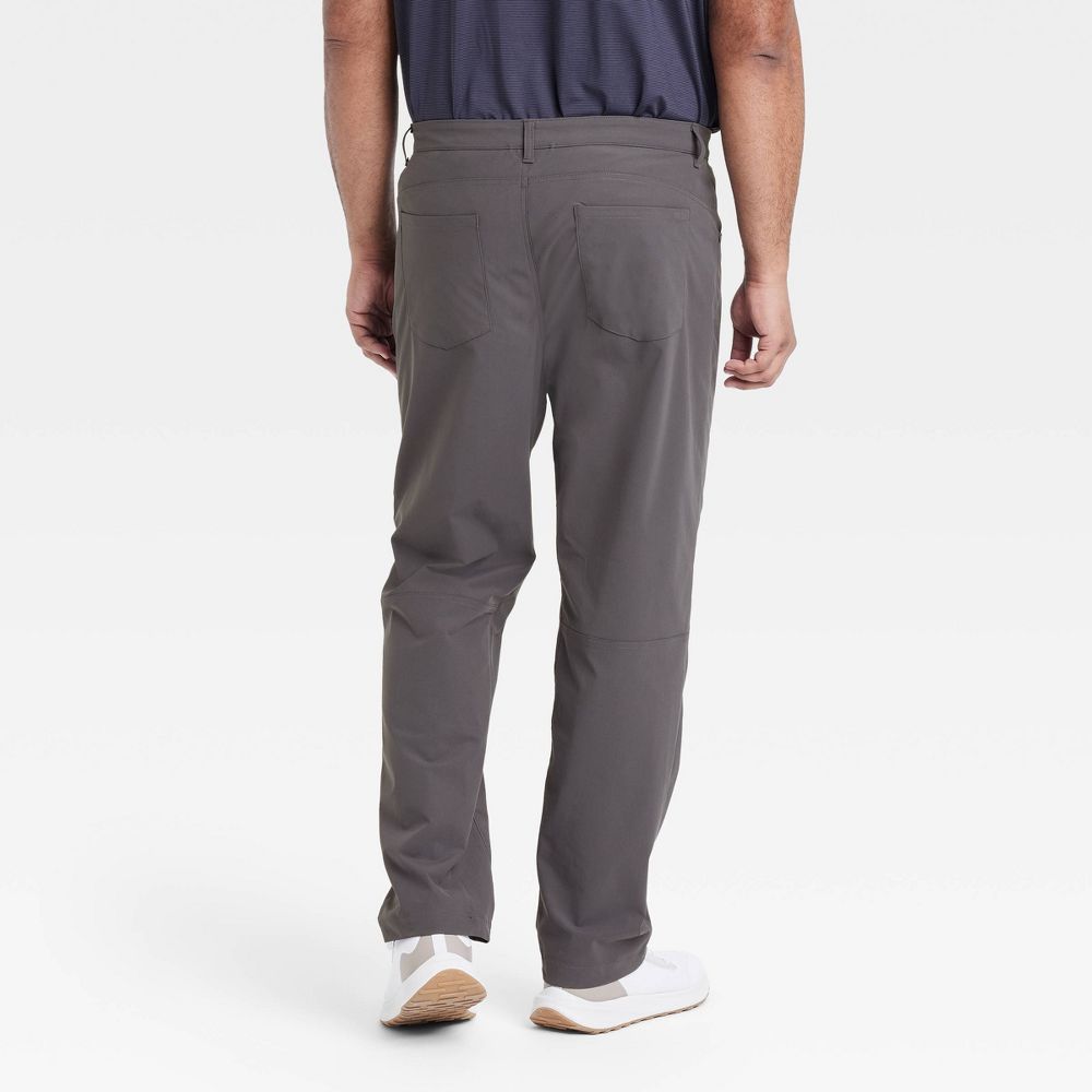 New - Men's 360 Lifestyle BIg 5-Pocket Golf Pant - All In Motion Dark Gray 30x34: Moisture Wicking, Quick Dry, Midweight Knit,