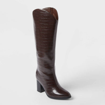 New - Women’s Cairo Boots with Memory Foam Insole – A New Day™ Brown 7.5
