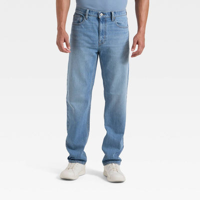 New - Men's Slim Straight Fit Jeans - Goodfellow & Co™ Medium Wash 36x32