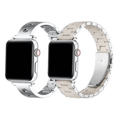 New - Posh Tech 2pk Smart Watch Band Set, Universal Fit for Apple Watch, Samsung Galaxy, Garmin 20mm - Quinn/Orla
