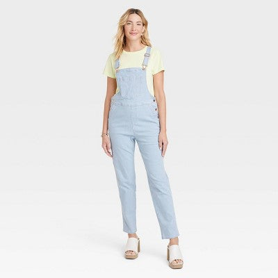 Universal Thread Women's Denim Boyfriend Overalls Jeans Jumpsuit, Light Blue Universal ThreadBullseye Deals