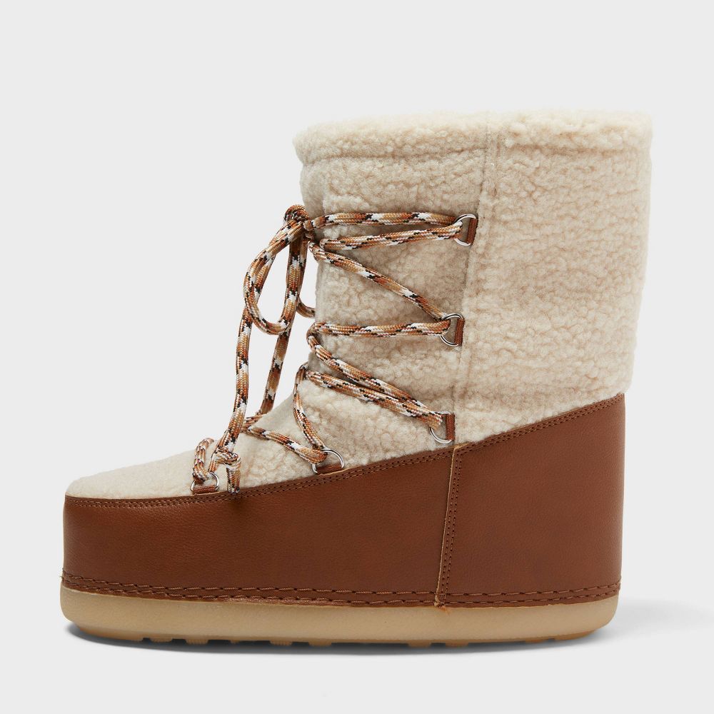 New - Women’s Zenita Boots with Memory Foam Insole - Universal Thread™ Cognac 7