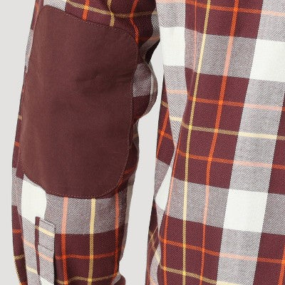 New - Wrangler Men's Button Up Flannel Shirt Basic Front Flap Pocket Zipper WranglerBullseye Deals