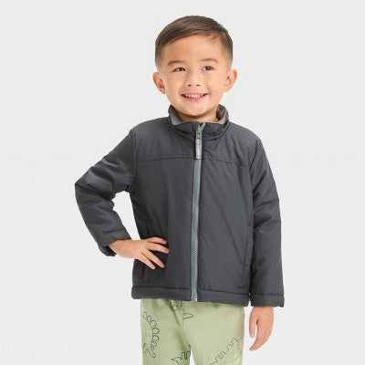 Cat & Jack Toddler Kids Zip-Up Winter Puffer Windbreaker 3-In-1 Jacket Cat & JackBullseye Deals