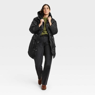 New - Universal Thread Women's Plus Zipper Winter Arctic Parka Jacket Fabric Universal ThreadBullseye Deals