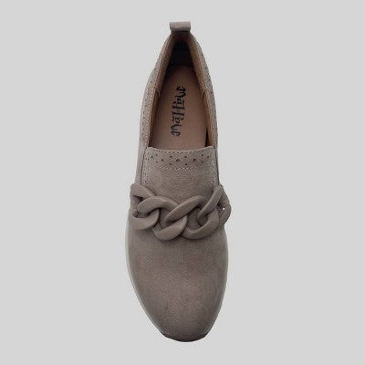 New - Mad Love Women's Faux Leather Slip On Casual Platform Loafers Memory Foam Mad LoveBullseye Deals