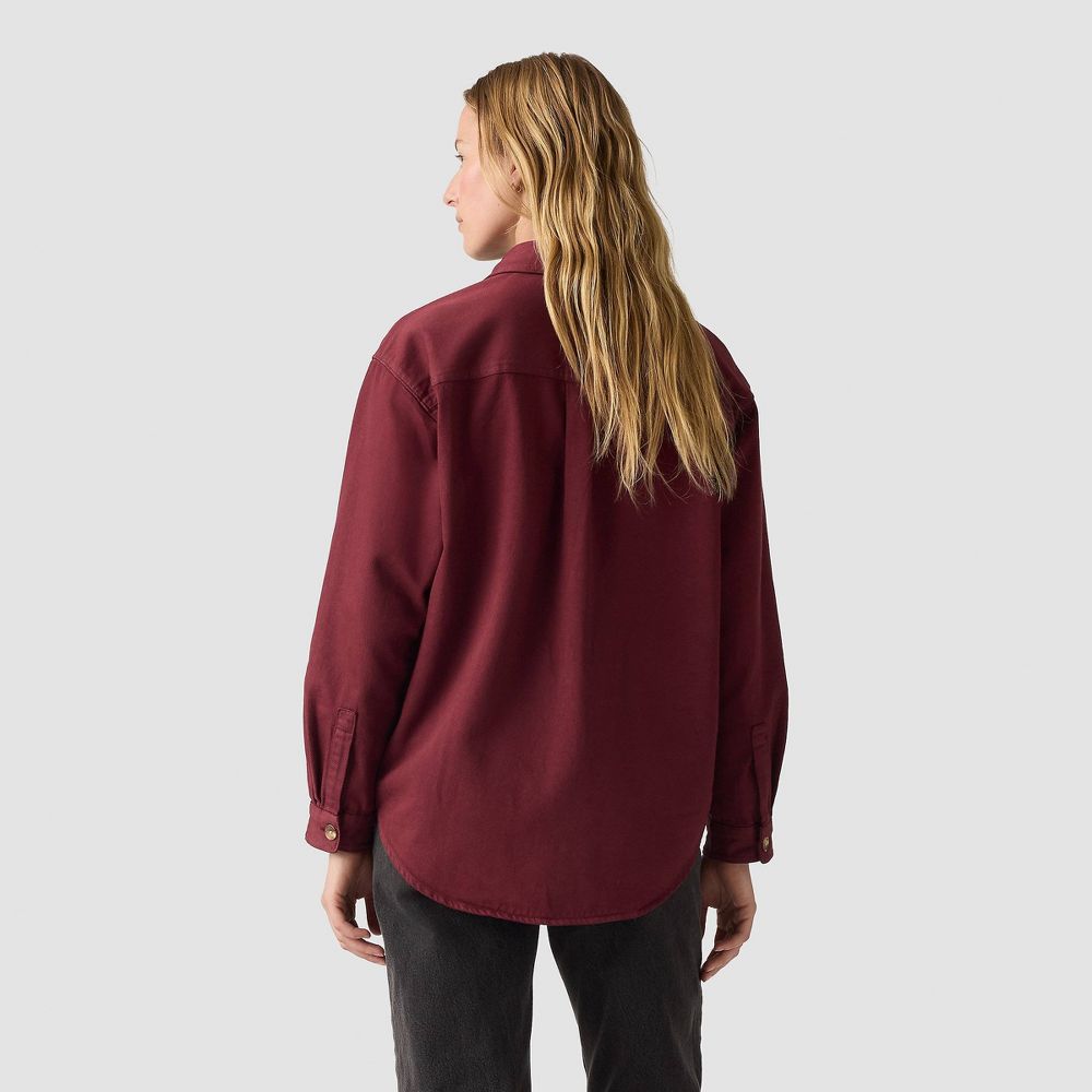 New - Levi's® Women's Iris Overshirt - Chocolate Truffle XS