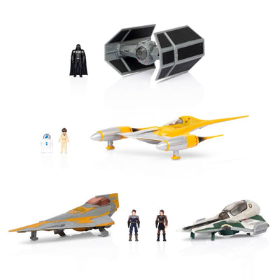 New - Star Wars Anakin Evolution 5'' Vehicle and 4 Figure