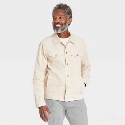 New - Houston White Adult Unisex Button Up Corduroy Trucker Jacket Houston WhiteBullseye Deals