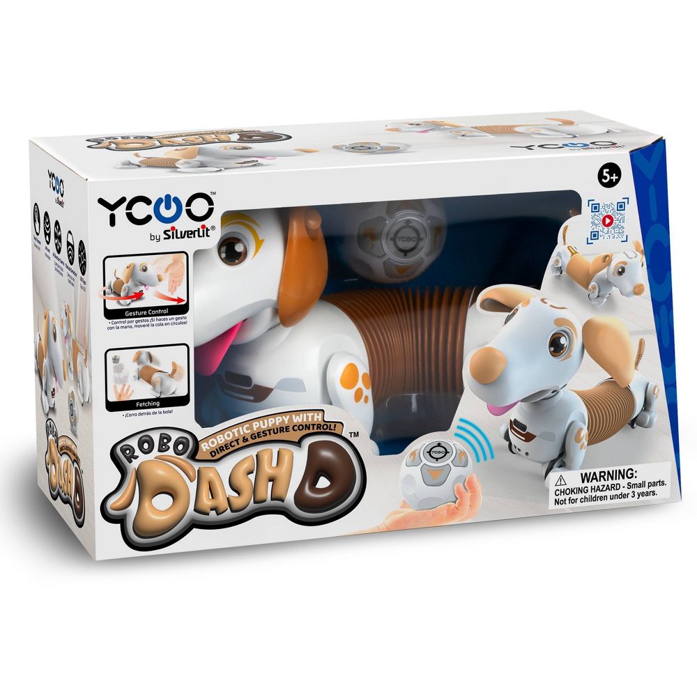 Open Box - ROBO DASH D Interactive Robotic Puppy with Gesture Control, Ball Remote, Barking and Walking Tricks