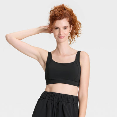 New - Women's High Support Sports Bra - All In Motion™ Black S