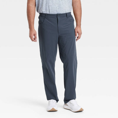 New - Men's 360 Lifestyle BIg 5-Pocket Golf Pant - All In Motion Navy Blue 40x32: Moisture Wicking, Quick Drying
