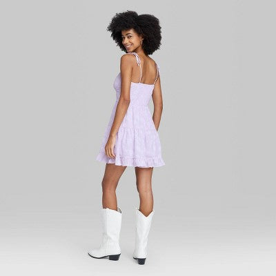 New - Wild Fable Women's Sweetheart Neckline Satin Mini Slip Dress Wild FableBullseye Deals