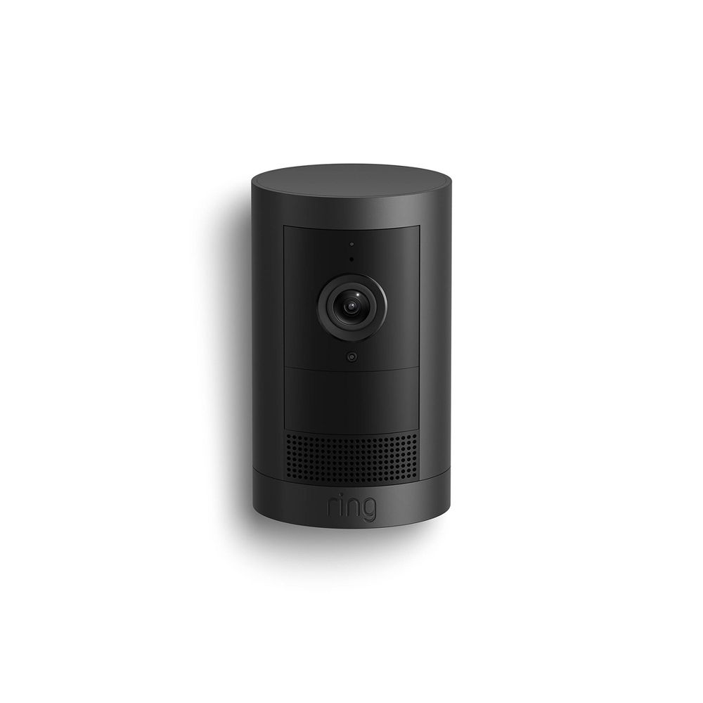 New - Ring Outdoor Cam Plus Battery 2K Video with Low-Light Vision and Flexible Mounting - Black