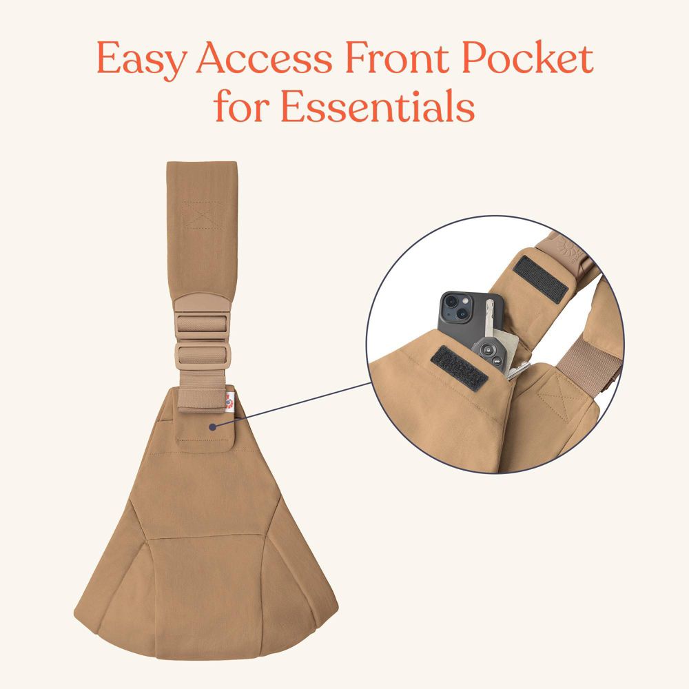 New - Ergobaby Upsie Sling Baby Carrier - Camel
