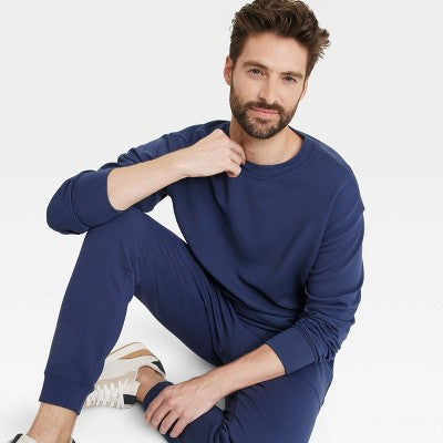 New - All In Motion Men's Pullover Waffle Knit Sweatshirt Athletic Fit Heavyweight All In MotionBullseye Deals
