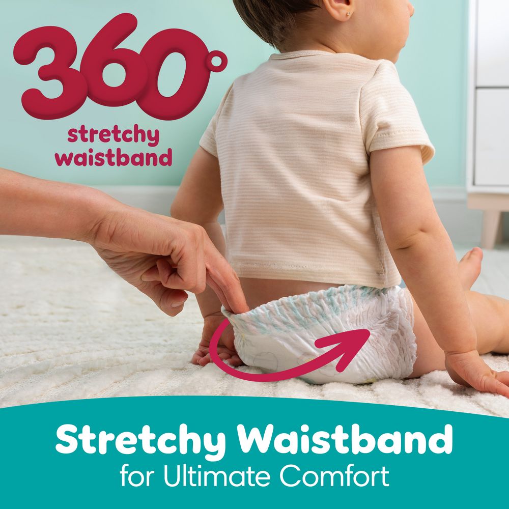 New - Pampers Swaddlers 360 Disposable Diapers - Size 7 - 68ct