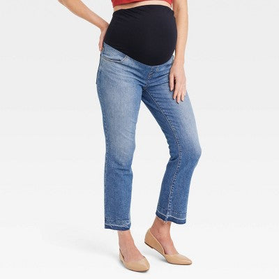 New - Over Belly Ankle Bootcut Maternity Pants - Isabel Maternity by Ingrid & Isabel Isabel Maternity by Ingrid & IsabelBullseye Deals