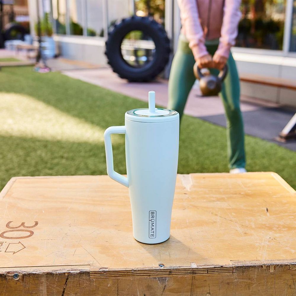 New - BruMate Era 40oz 100% Leak-Proof Straw Tumbler - Blue Agave