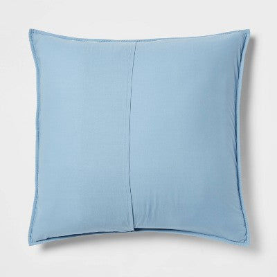 New - Threshold Pillow Sham Cotton-Linen Blend Diamond Stitch ThresholdBullseye Deals