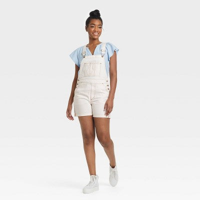Universal Thread Women's Denim Boyfriend Shortalls Rompers Universal ThreadBullseye Deals