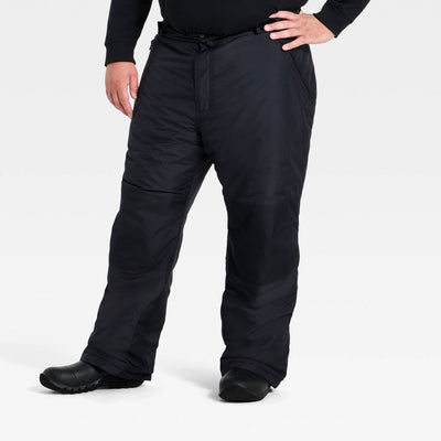 New - Men's Big Snow Pants - All In Motion™ Black 4XL