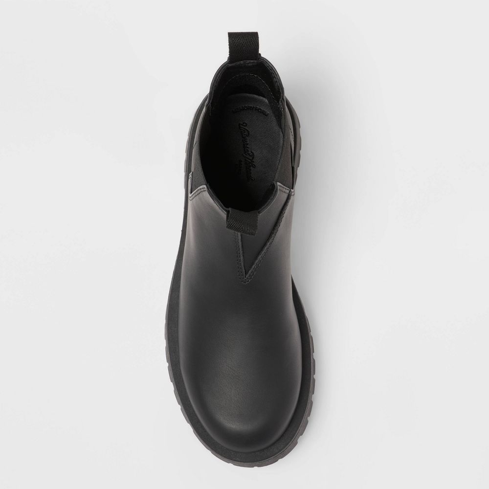 New - Women's Zora Ankle Chelsea Boots - Universal Thread™ Black 12