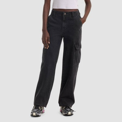 New - Levi's Women's Mid-Rise 94's Baggy Straight Leg Cargo Jeans Levi'sBullseye Deals