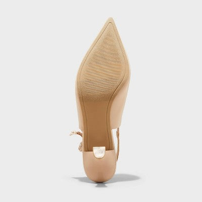 New - Women's Milan Slingback Kitten Pumps - A New Day A New DayBullseye Deals