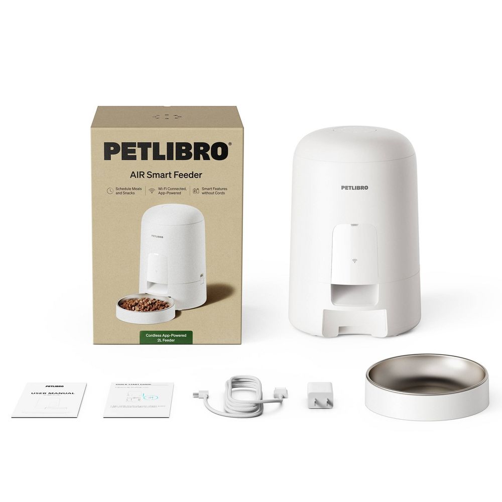 New - Petlibro 2L Wire Free Air Automatic WiFi Cat and Dog Automated Feeder