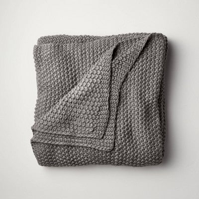 Open Box - Chunky Knit Bed Blanket Warm - Casaluna™ CasalunaBullseye Deals