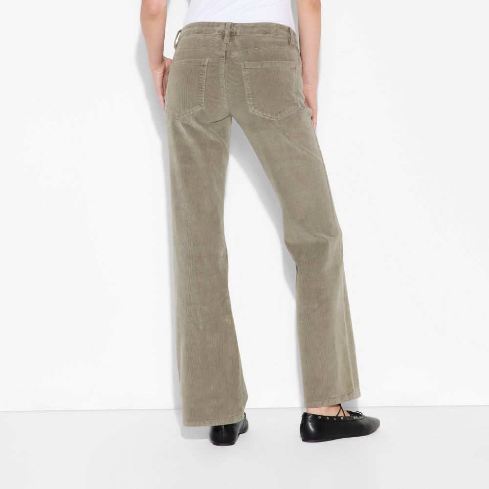 Open Box - Women's Corduroy Slim Boot Pants - Wild Fable™ Tan M