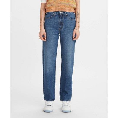 Open Box - Levi's Women's Mid Rise Straight Leg Relaxed Jeans Loose Levi'sBullseye Deals