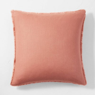 New - Casaluna 1-Piece Pillow Sham Linen-Blend OEKO-TEX Soft Feel CasalunaBullseye Deals
