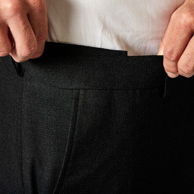 New - Haggar H26 Men's Mid Rise Tailored Fit Full Pants Lightweight Haggar H26Bullseye Deals