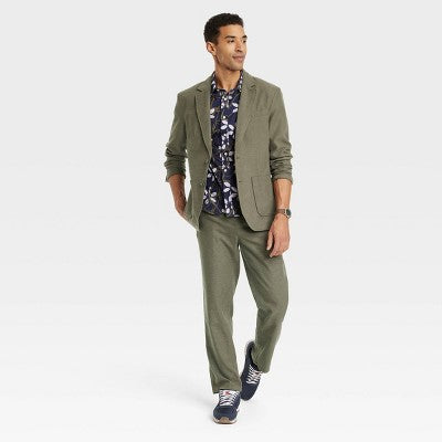 Open Box - Goodfellow & Co Men's Button Up Linen-Blend Blazer Jacket Casual Goodfellow & CoBullseye Deals