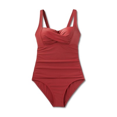Kona Sol Women's Full Coverage One Piece Swimsuit Tummy Control Kona SolBullseye Deals