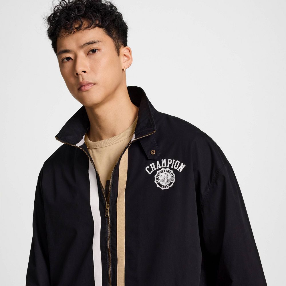 New - Champion Men's Homeroom Full Zip Jacket - Black XXL