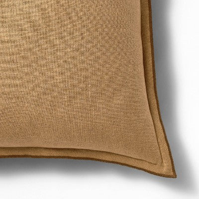 New - Oversized Linen Square Throw Pillow - Threshold designed with Studio McGee Threshold designed w/Studio McGeeBullseye Deals