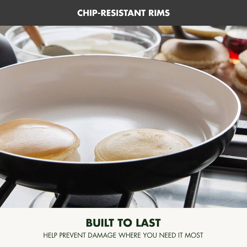 New - GreenPan Rio Advanced 10" Ceramic Nonstick Fry Pan Black