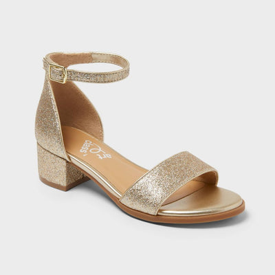 Open Box - Kids' Fannie Heeled Sandals - art class™ Gold 13