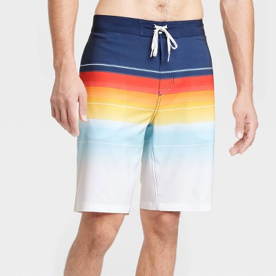 New - Men's 10" Sunset Striped Swim Shorts - Goodfellow & Co Goodfellow & CoBullseye Deals
