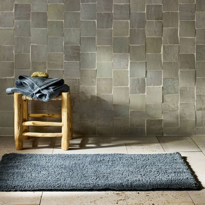 New - 21"x34" Modal Plush Bath Rug Mineral Gray - Casaluna™