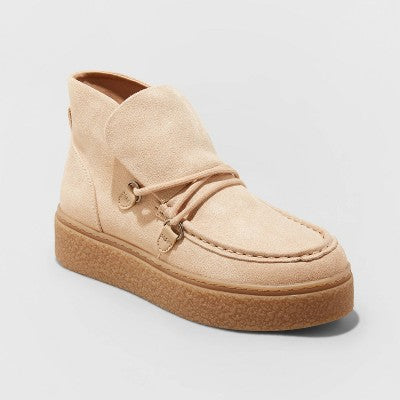 New - Universal Thread Women's Winter Ankle Boots Platform Heels Moccasin Universal ThreadBullseye Deals