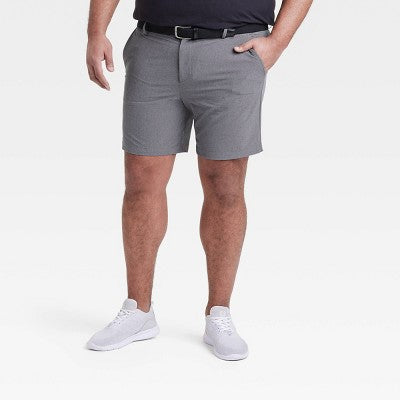 All In Motion Men's Big Travel Golf Shorts Elastic Waistband UPF 50+ All in MotionBullseye Deals