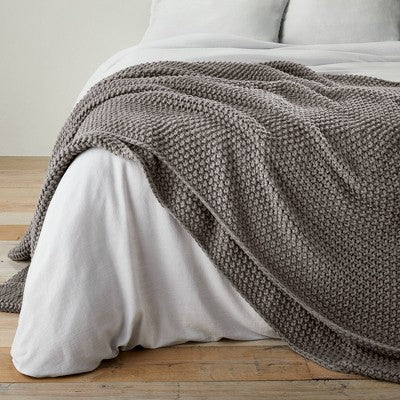 Open Box - Chunky Knit Bed Blanket Warm - Casaluna™ CasalunaBullseye Deals