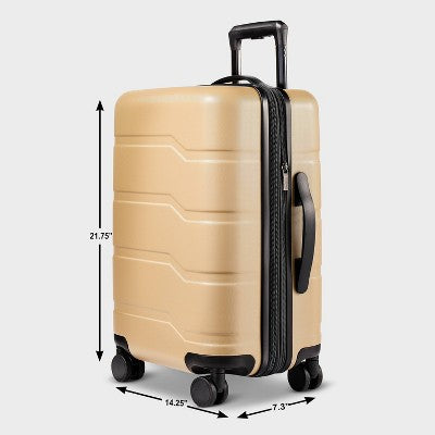 Open Story Hardside Carry On Luggage Hardshell Spinner Suitcase Open StoryBullseye Deals